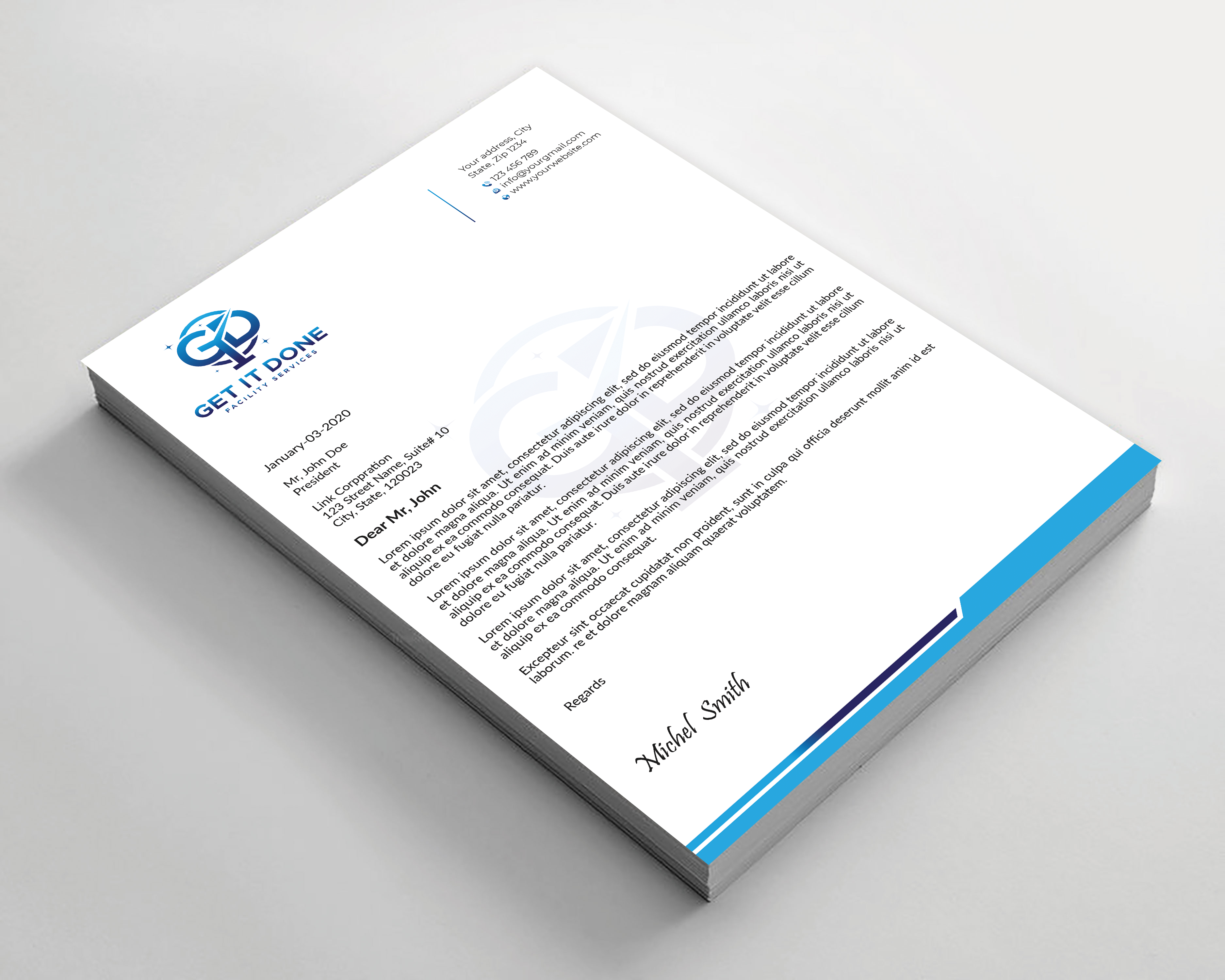 Diseño de Membrete por Expert Bappy para este proyecto | Diseño #34088996