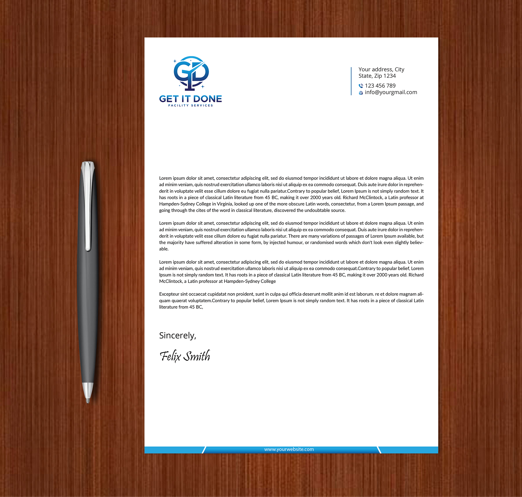 Letterhead Design by Expert Bappy for this project | Design #34089757