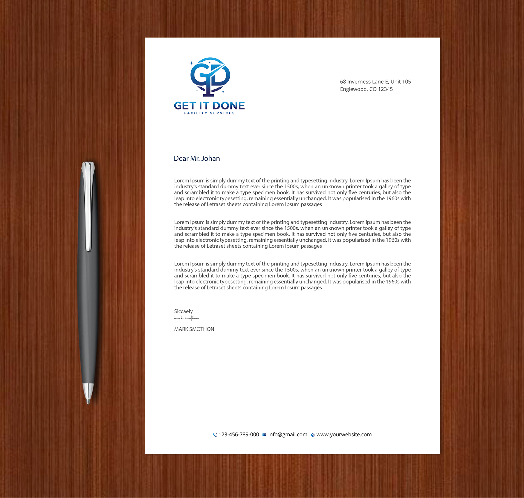 Letterhead Design by Expert Bappy for this project | Design #34091375