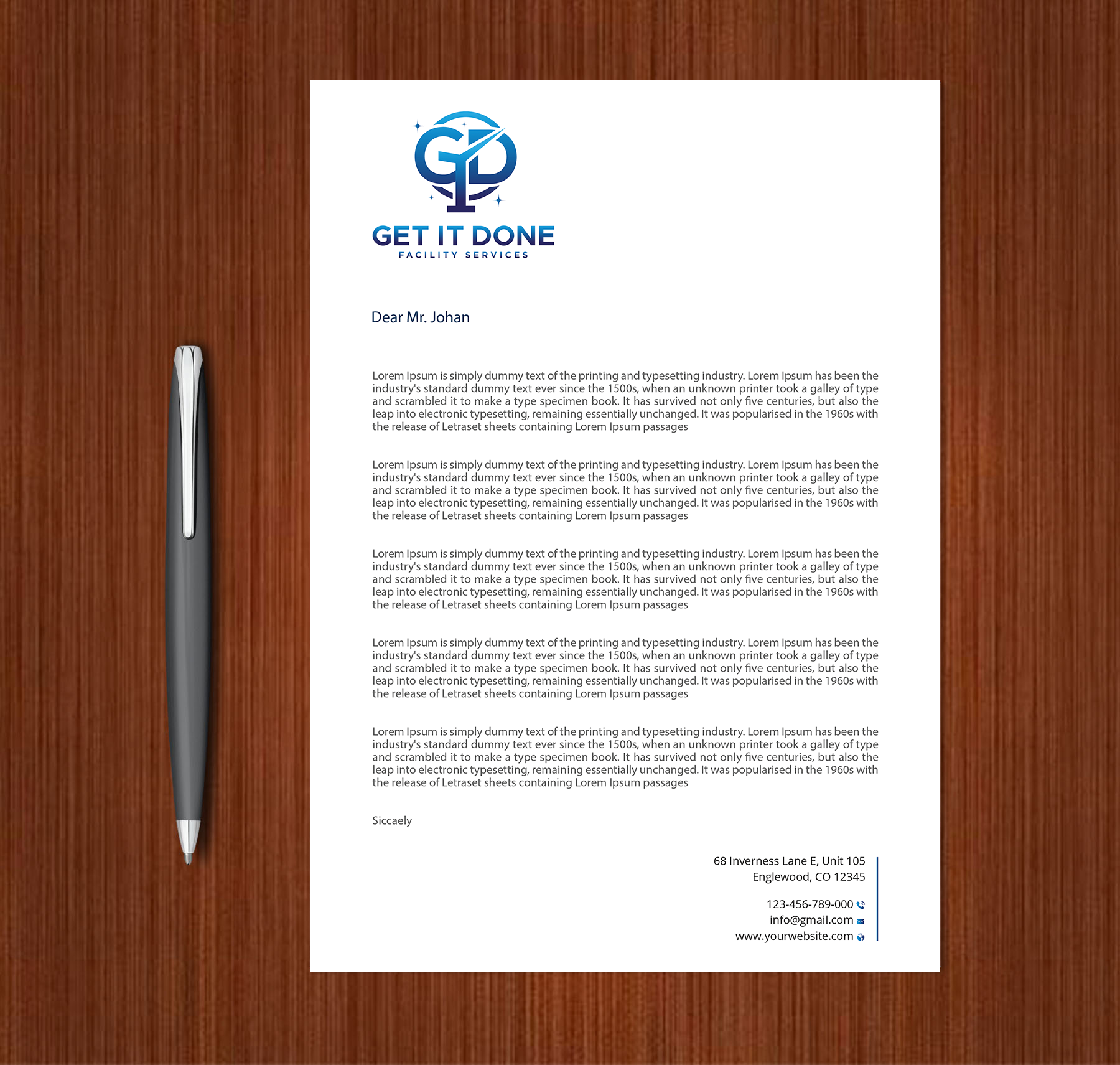Letterhead Design by Expert Bappy for this project | Design #34091442