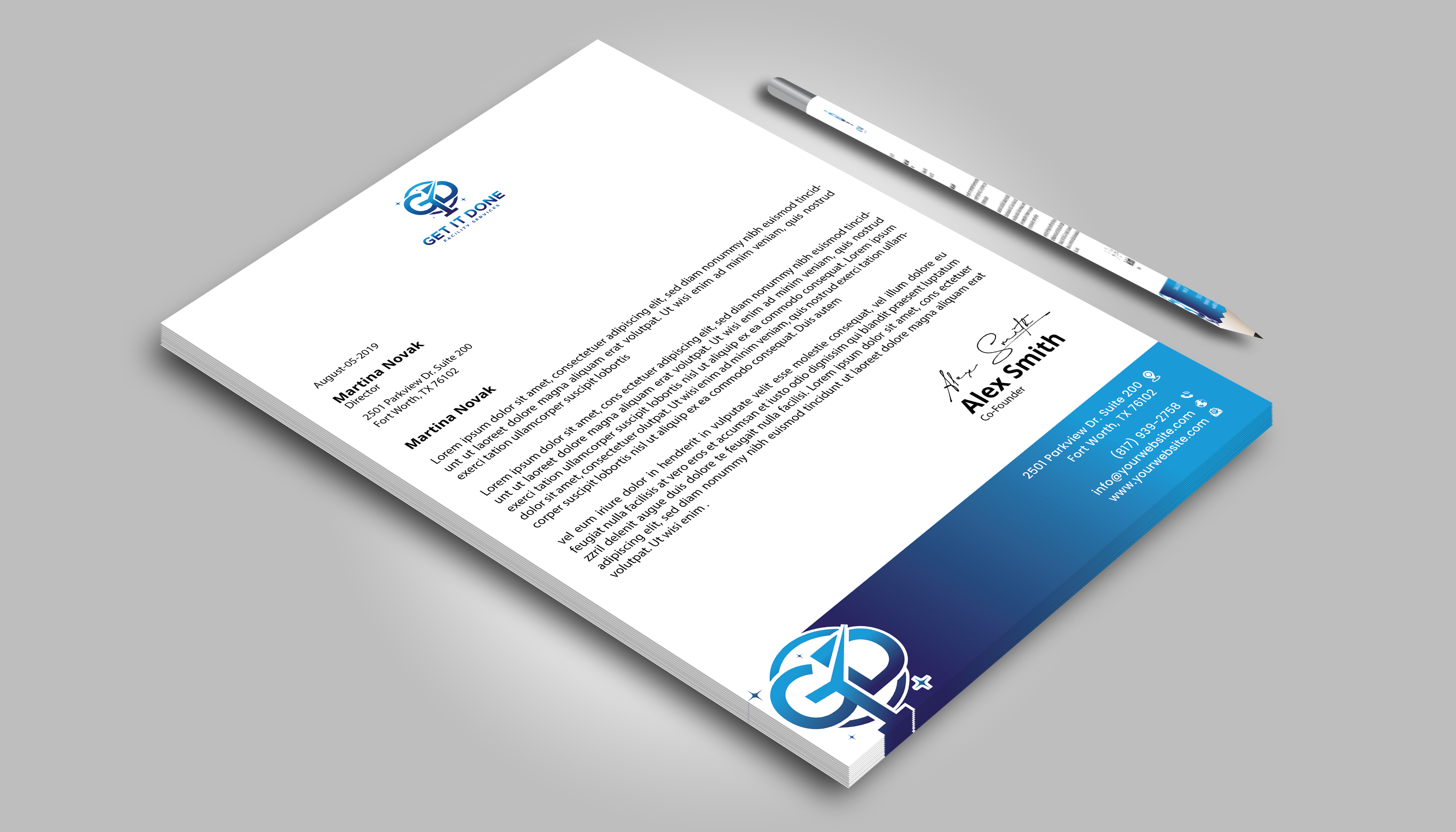 Briefkopf-Design von DesignerShahadat für dieses Projekt | Design #34088423