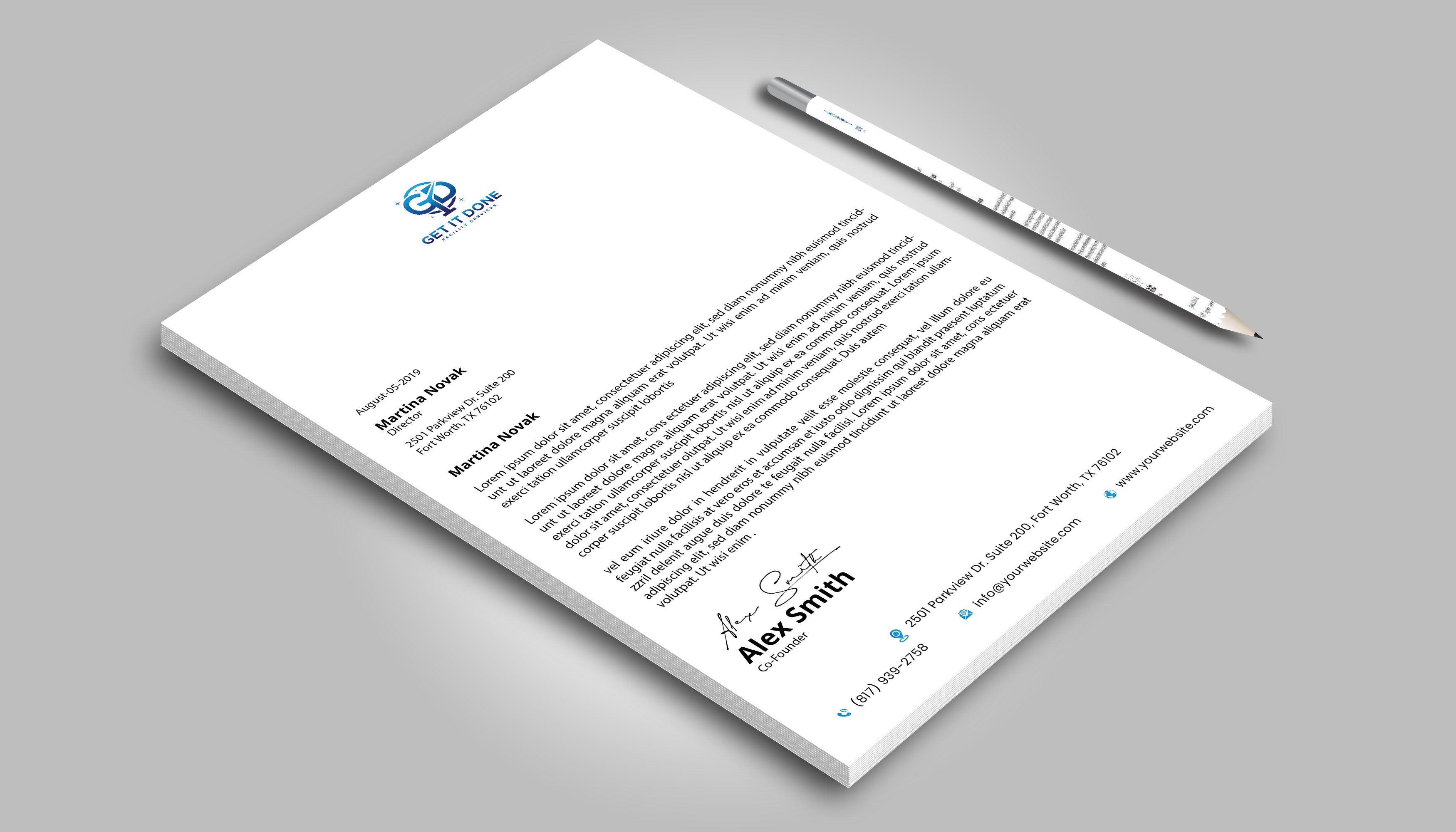 Briefkopf-Design von DesignerShahadat für dieses Projekt | Design #34092258