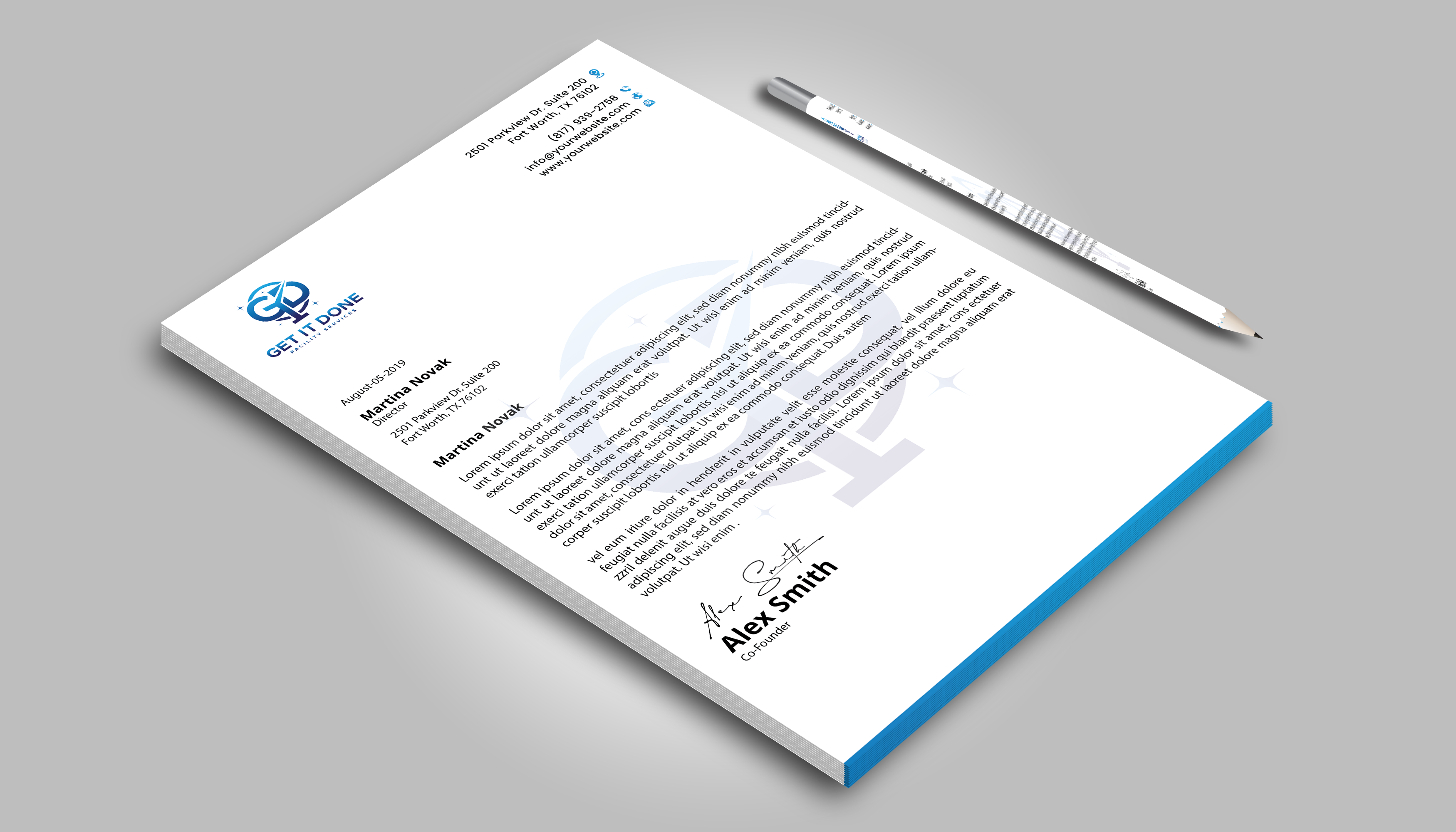 Diseño de Membrete por DesignerShahadat para este proyecto | Diseño #34094016