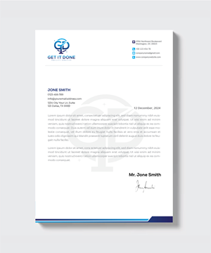 Letterhead Design by artbitin for this project | Design: #34092301