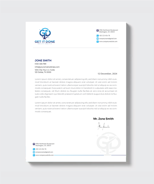 Letterhead Design by artbitin for this project | Design: #34092302