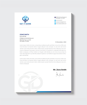 Letterhead Design by artbitin for this project | Design: #34092303