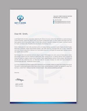 Letterhead Design by chandrayaan.creative for this project | Design: #34090632