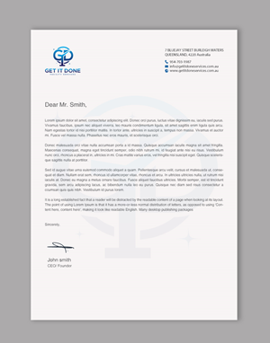 Letterhead Design by chandrayaan.creative for this project | Design: #34090635