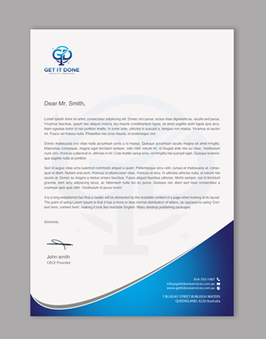 Letterhead Design by chandrayaan.creative for this project | Design: #34090636