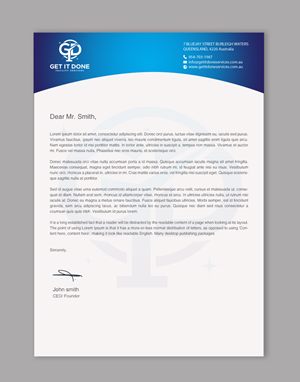 Letterhead Design by chandrayaan.creative for this project | Design: #34090640