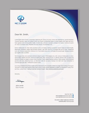 Letterhead Design by chandrayaan.creative for this project | Design: #34090643