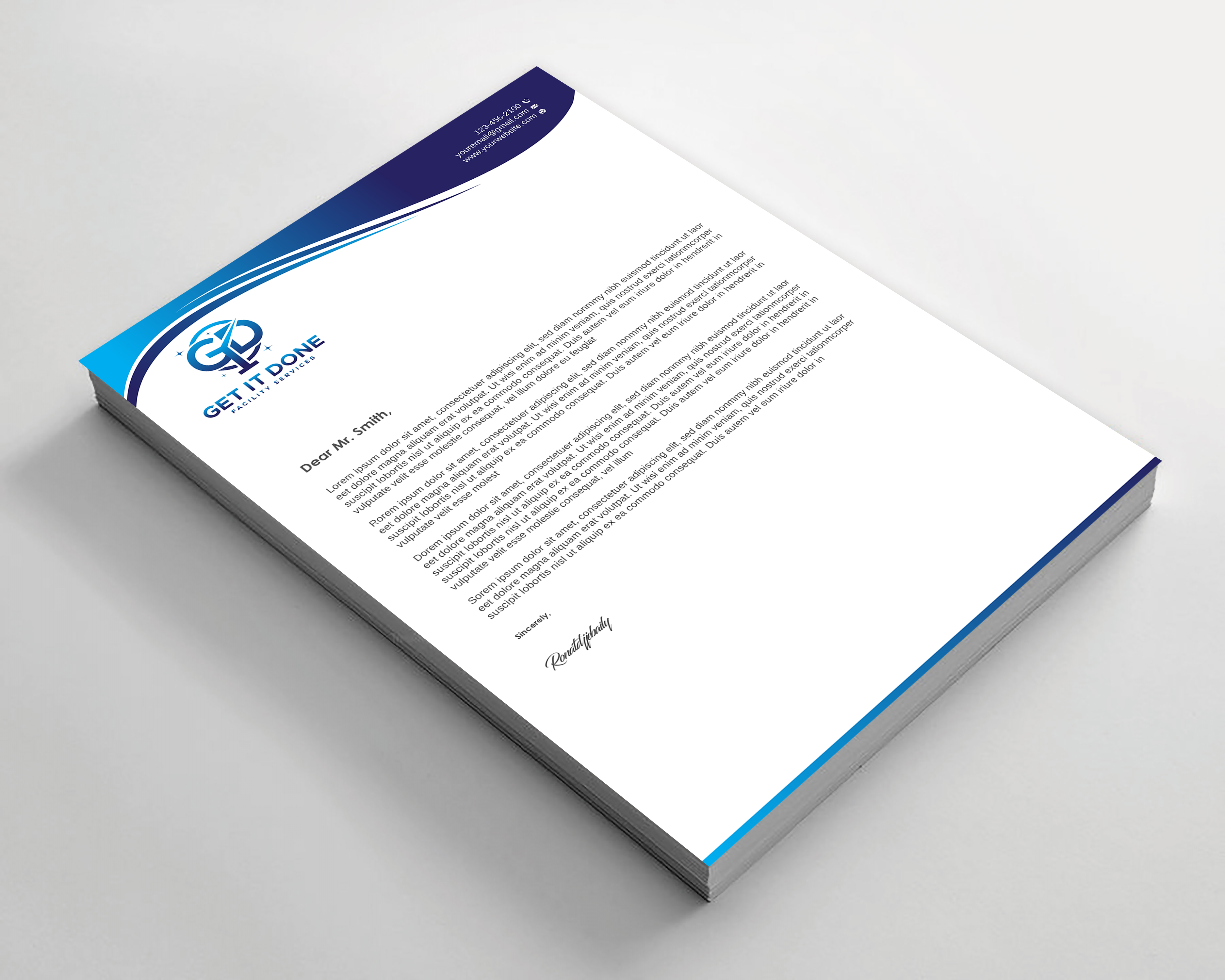 Diseño de Membrete por Imagine design000 para este proyecto | Diseño #34088395