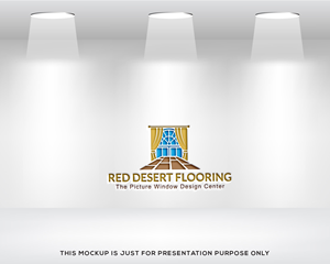 Logo Design by Daniel Khan for Red Desert Flooring/Picture Window Design Center | Design: #34091114