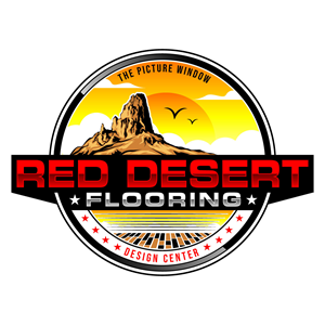 Logo Design by Suvendu.S for Red Desert Flooring/Picture Window Design Center | Design: #34138762