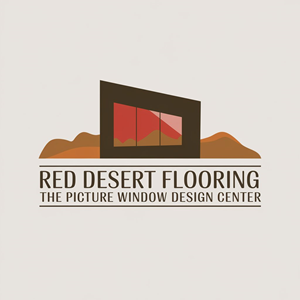 Logo Design by DesignPack for Red Desert Flooring/Picture Window Design Center | Design: #34135154