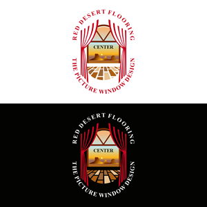 Logo Design by cah awu for Red Desert Flooring/Picture Window Design Center | Design: #34088055