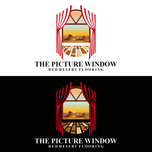 Logo Design by cah awu for Red Desert Flooring/Picture Window Design Center | Design: #34096122