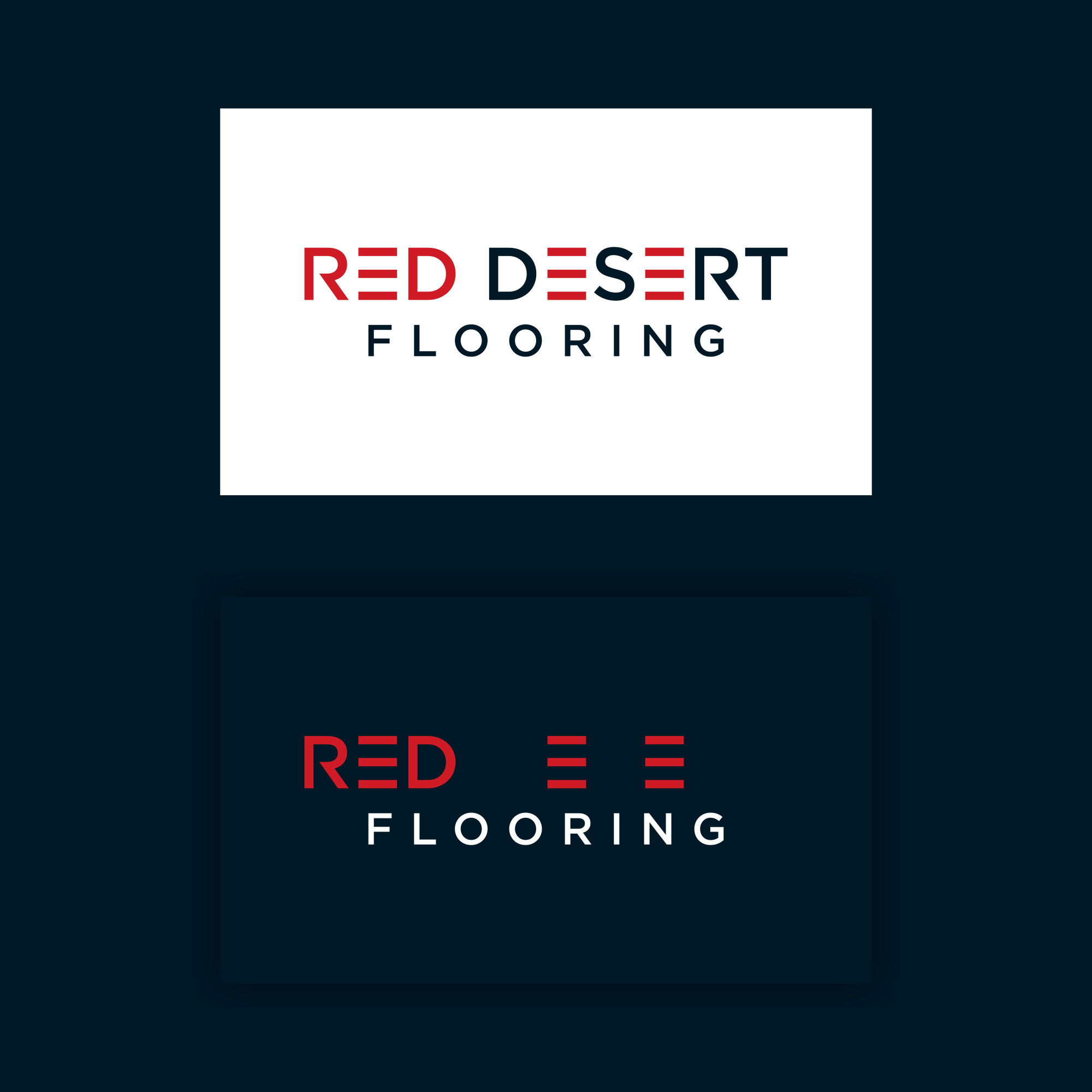 Logo Design by B.O_STUDIO for Red Desert Flooring/Picture Window Design Center | Design #34096021