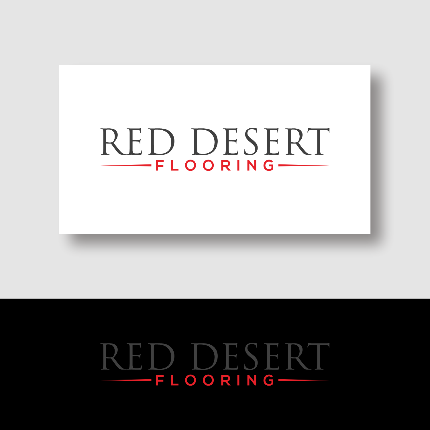 Logo Design by ganesaputu for Red Desert Flooring/Picture Window Design Center | Design #34088838