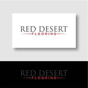 Logo Design by ganesaputu for Red Desert Flooring/Picture Window Design Center | Design: #34088838