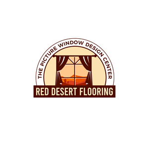 Logo Design by debdesign for Red Desert Flooring/Picture Window Design Center | Design: #34090704