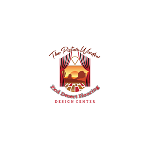 Logo Design by Maxo-Biz for Red Desert Flooring/Picture Window Design Center | Design: #34113141