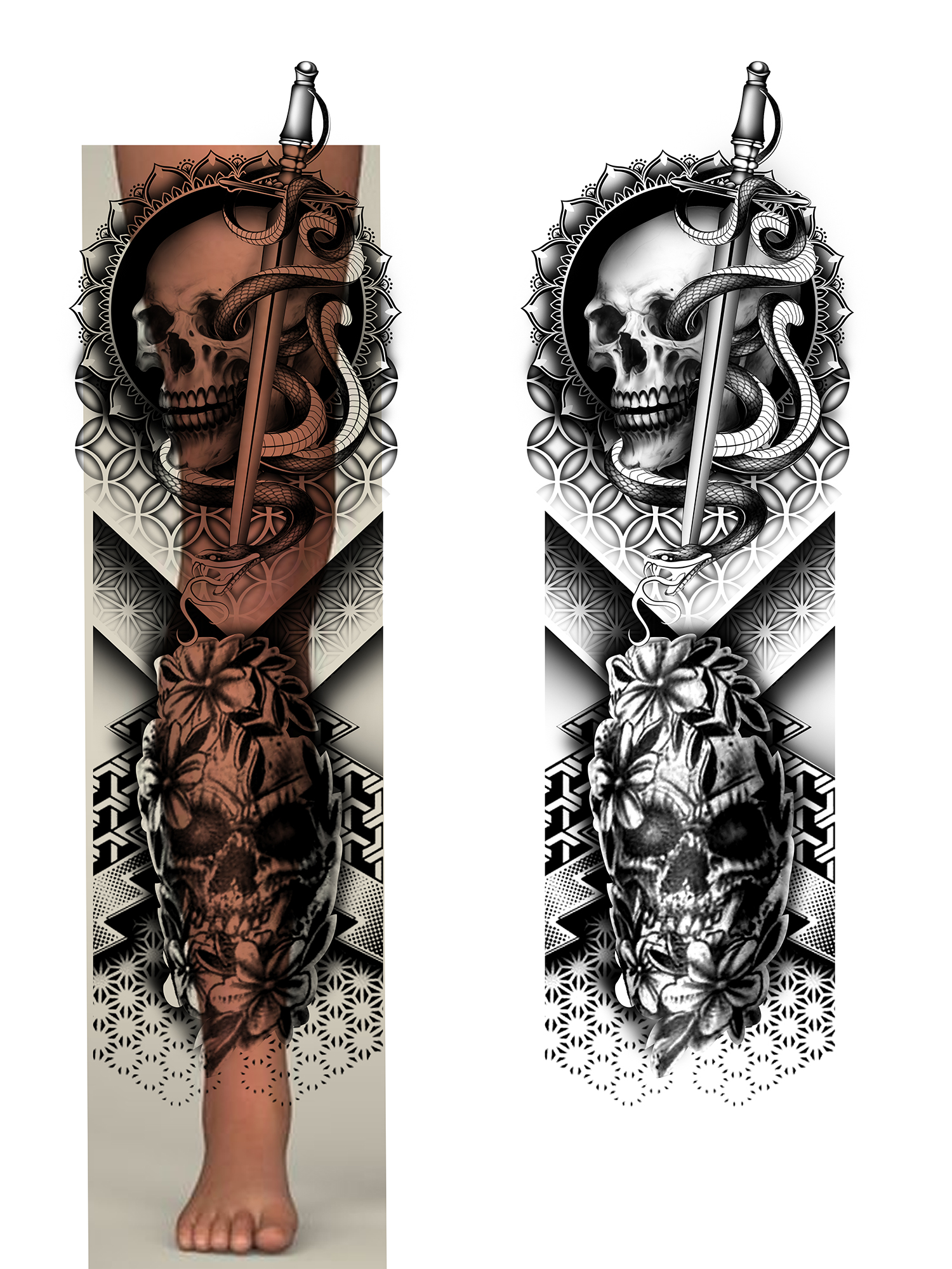 Tattoo Design by Kiki Hermawan for this project | Design #34187216