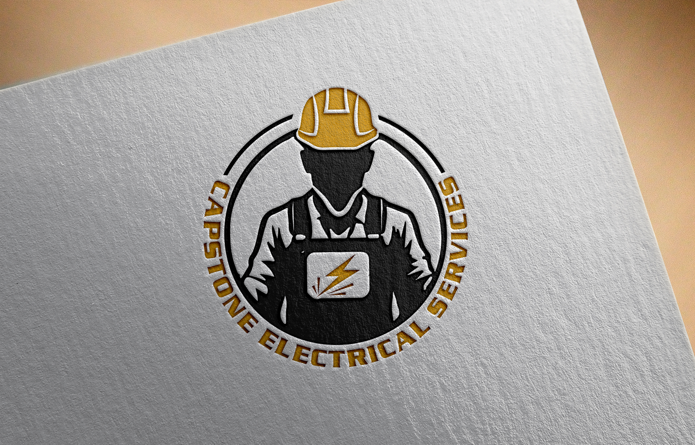 Logo Design by 24ksunny for Capstone Electrical Services | Design #34106667