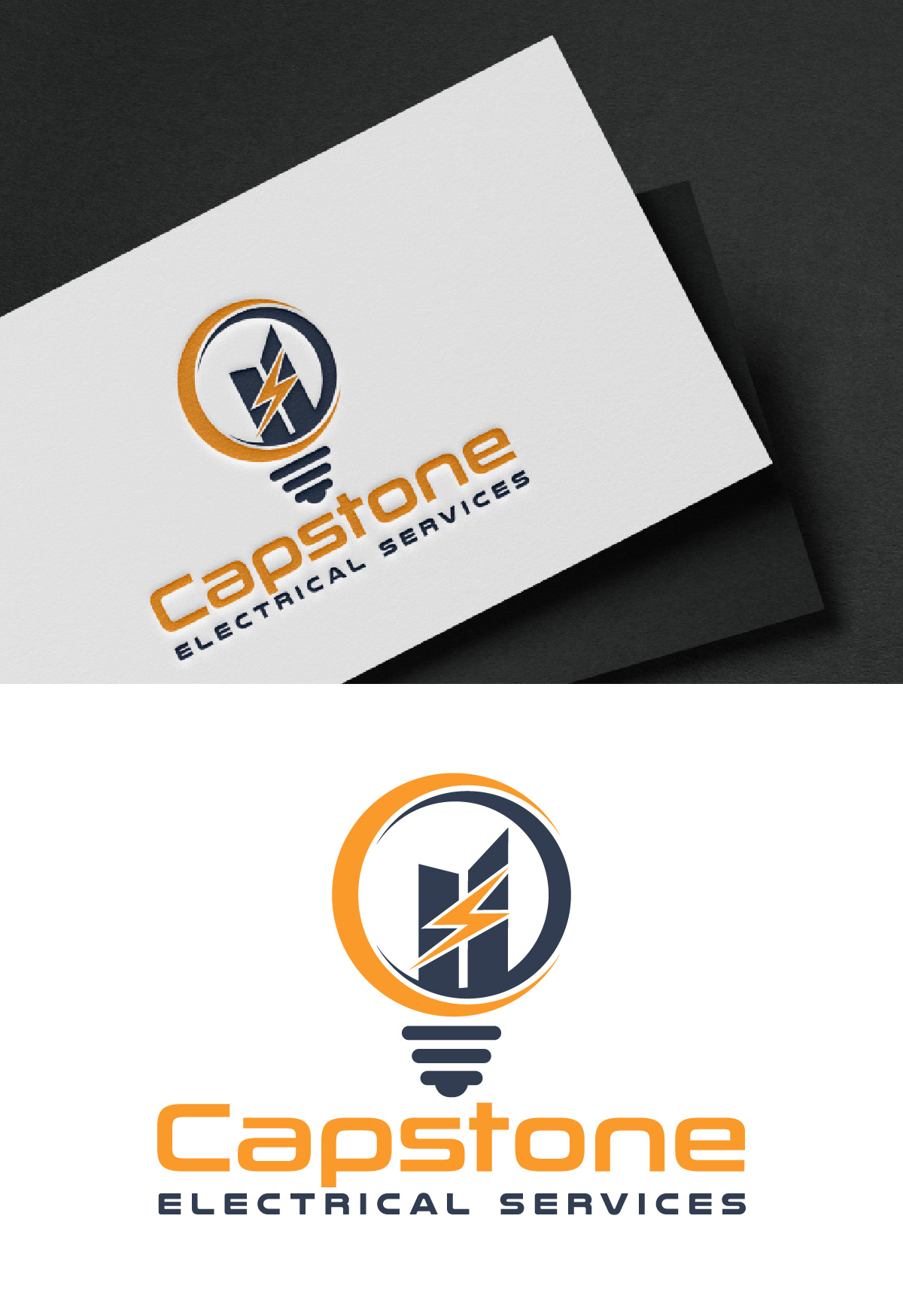Logo-Design von Loknath für Capstone Electrical Services | Design #34114249