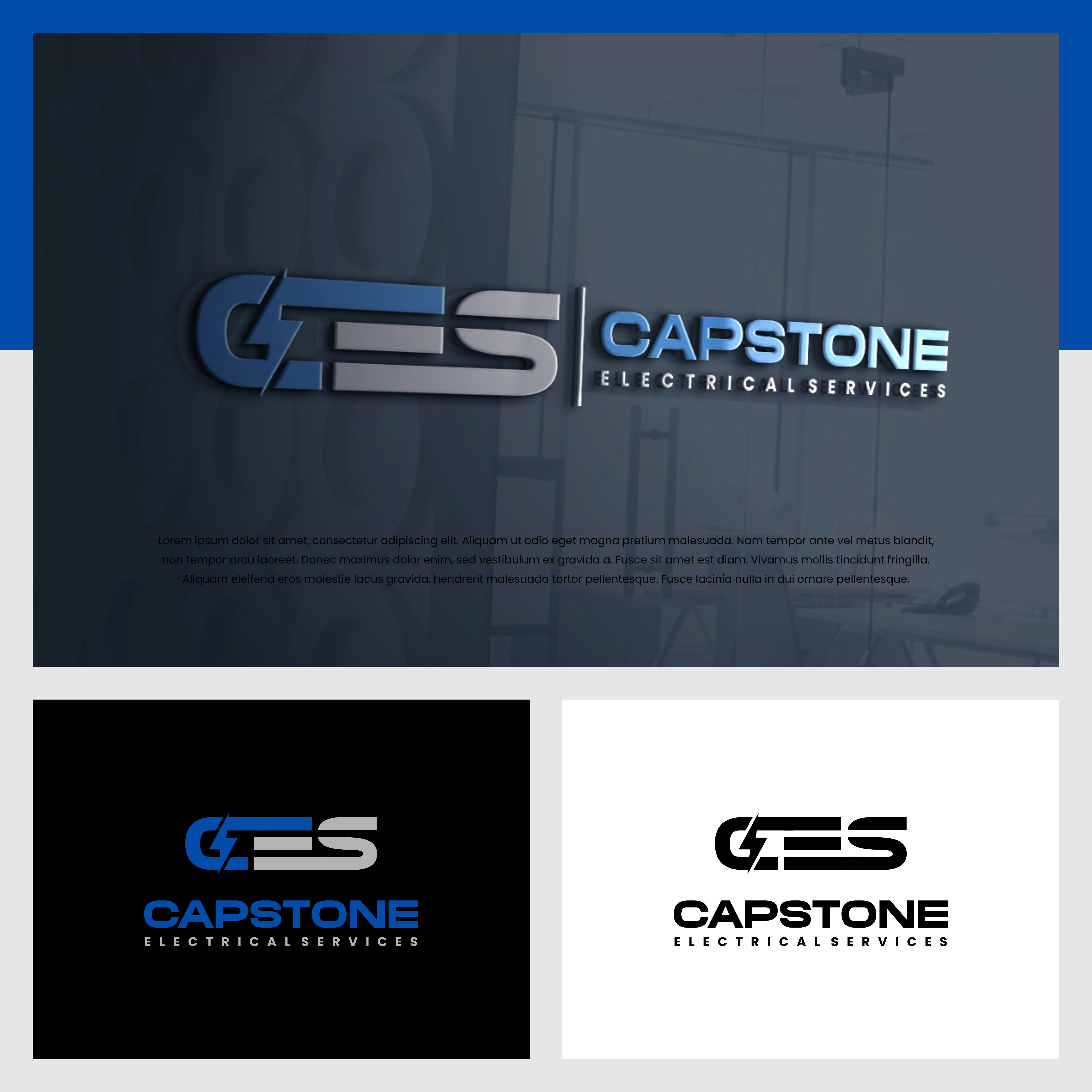 Diseño de Logo por Adilia Romadina para Capstone Electrical Services | Diseño #34106024