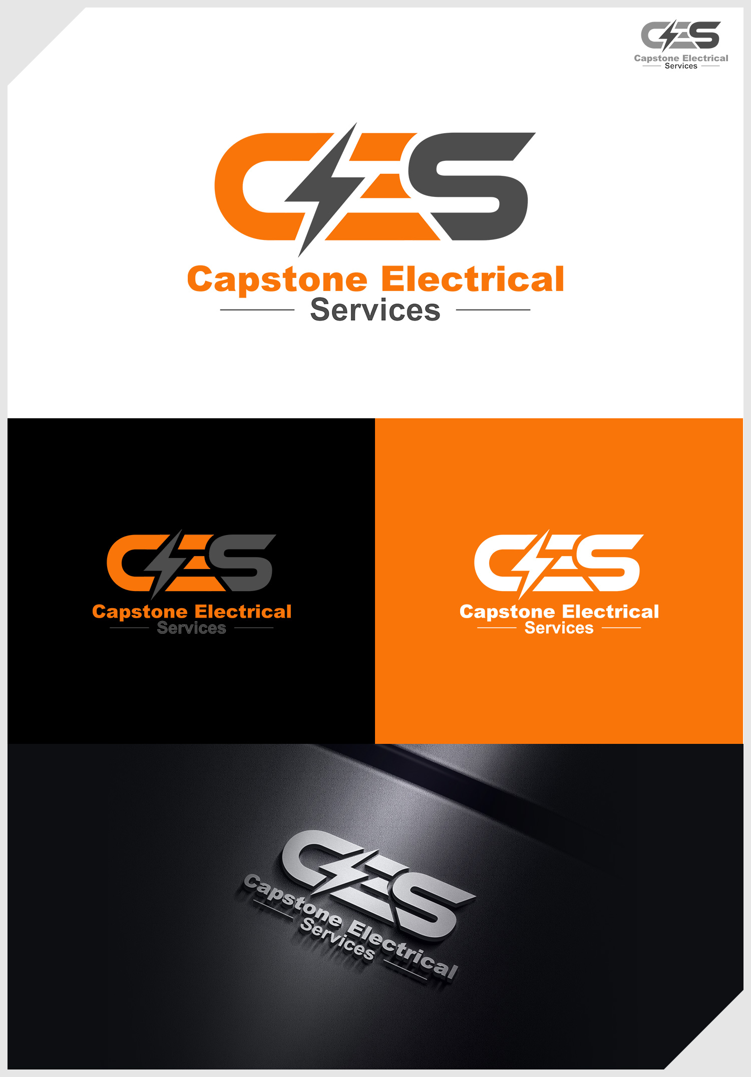 Diseño de Logo por IDesign1606 para Capstone Electrical Services | Diseño #34114676