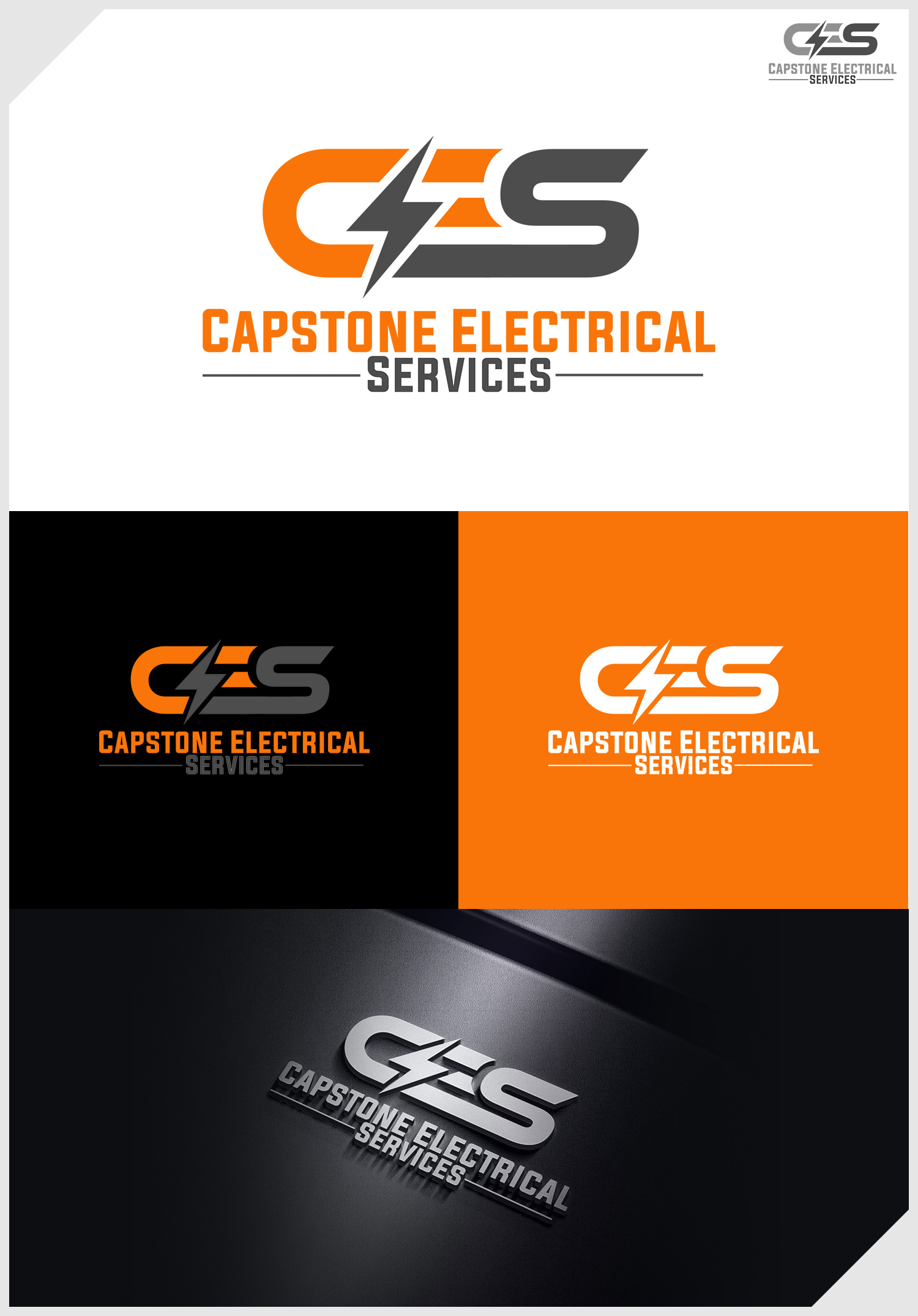 Diseño de Logo por IDesign1606 para Capstone Electrical Services | Diseño #34114677