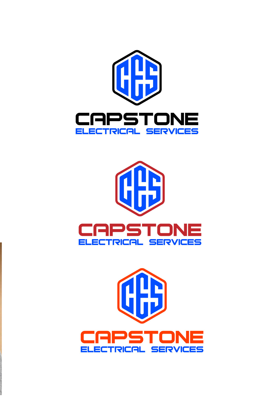 Logo Design by DesignVerse777 for Capstone Electrical Services | Design #34159368