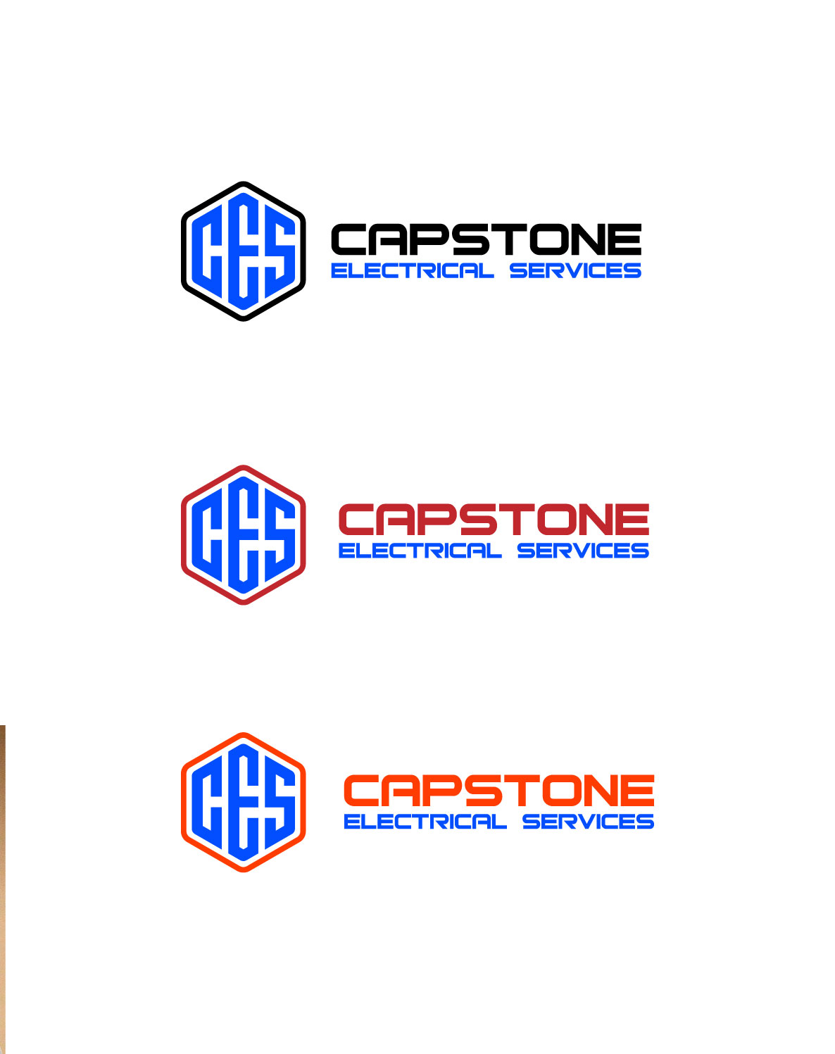 Logo Design by DesignVerse777 for Capstone Electrical Services | Design #34159371
