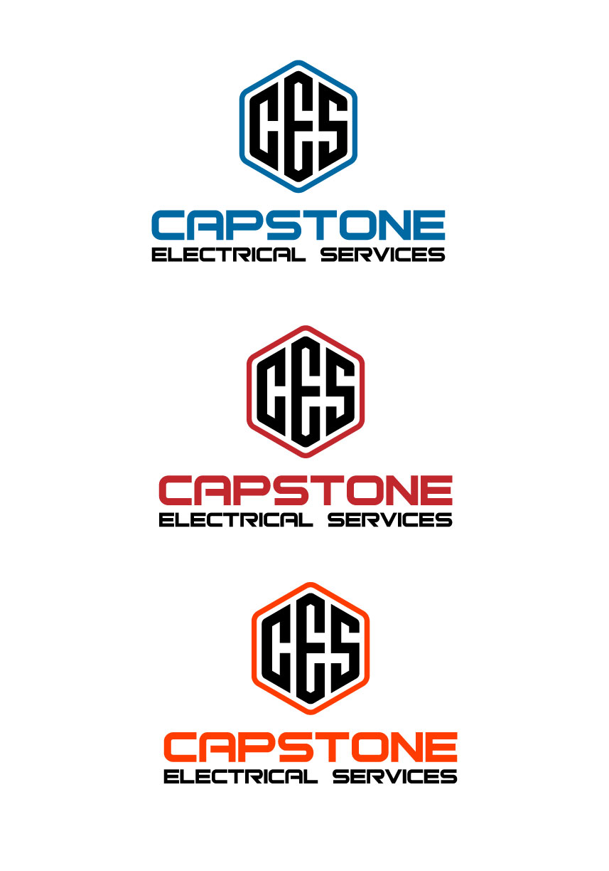 Logo Design by Christopher C for Capstone Electrical Services | Design #34159743