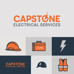 Logo Design by mekail for Capstone Electrical Services | Design: #34106140