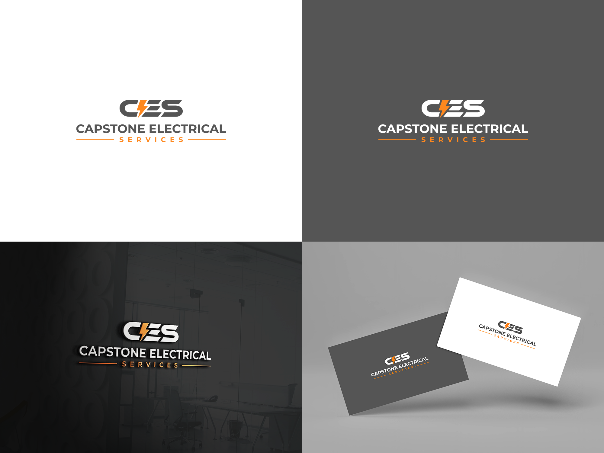 Diseño de Logo por COLOUR CREATIVE para Capstone Electrical Services | Diseño #34111830