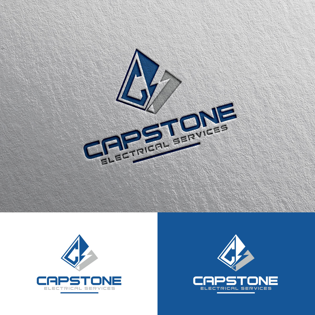 Diseño de Logo por Alex Henry para Capstone Electrical Services | Diseño #34106076