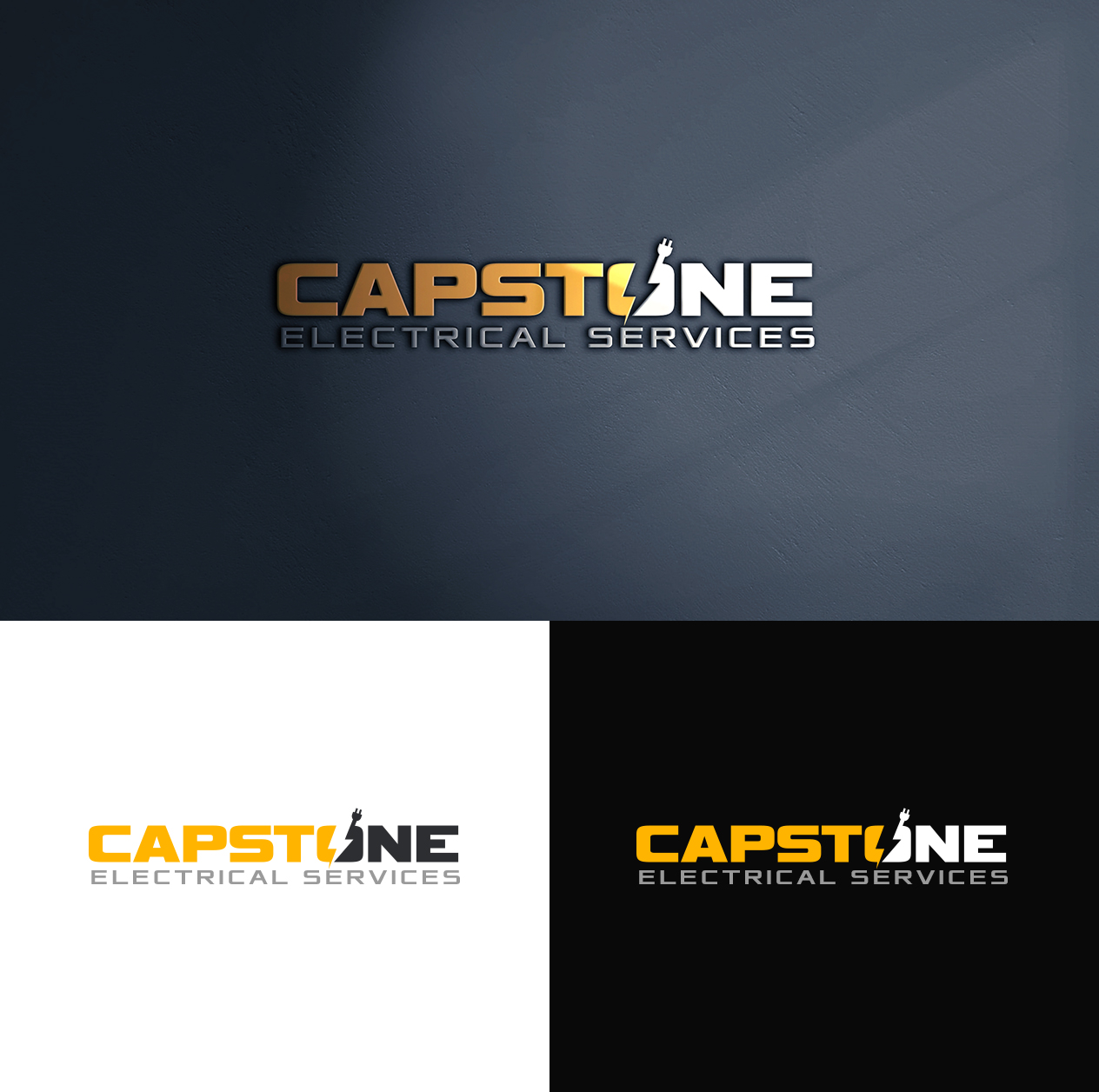 Diseño de Logo por BehindSymbols para Capstone Electrical Services | Diseño #34103165