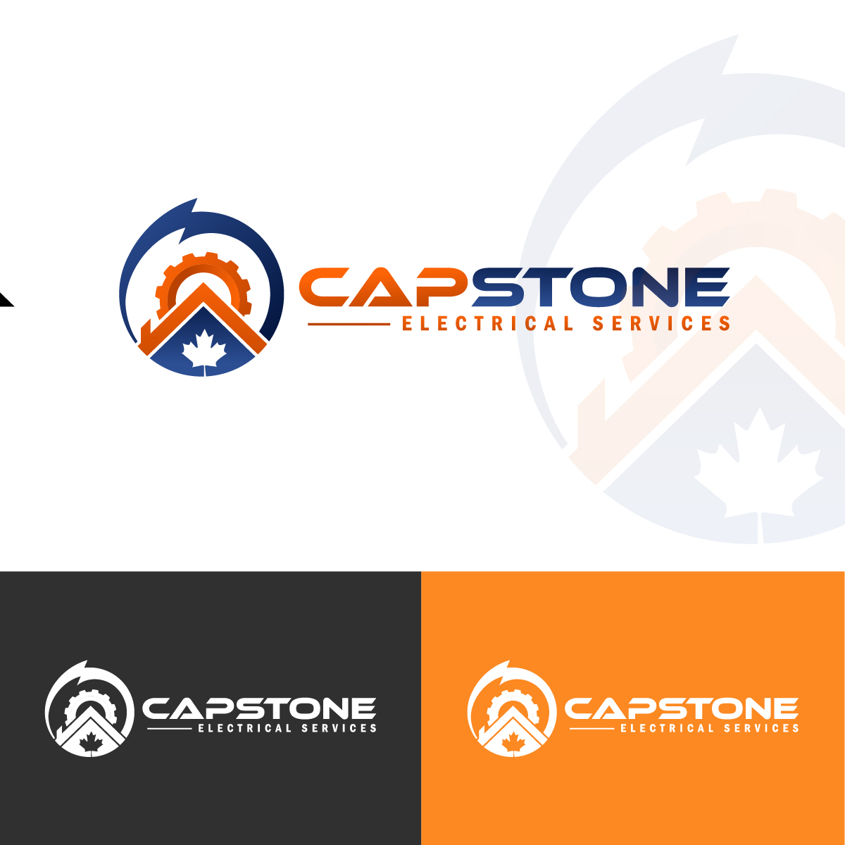 Diseño de Logo por fly  design para Capstone Electrical Services | Diseño #34107161