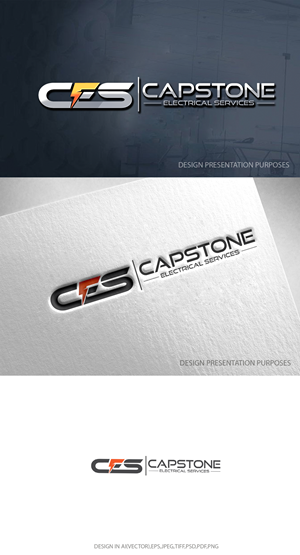 Design de Logo par zebronicgraphic pour Capstone Electrical Services | Design : #34109242