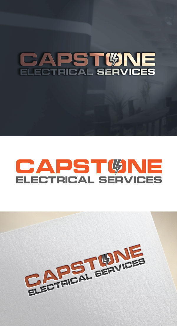 Diseño de Logo por AB design ..... para Capstone Electrical Services | Diseño #34102839