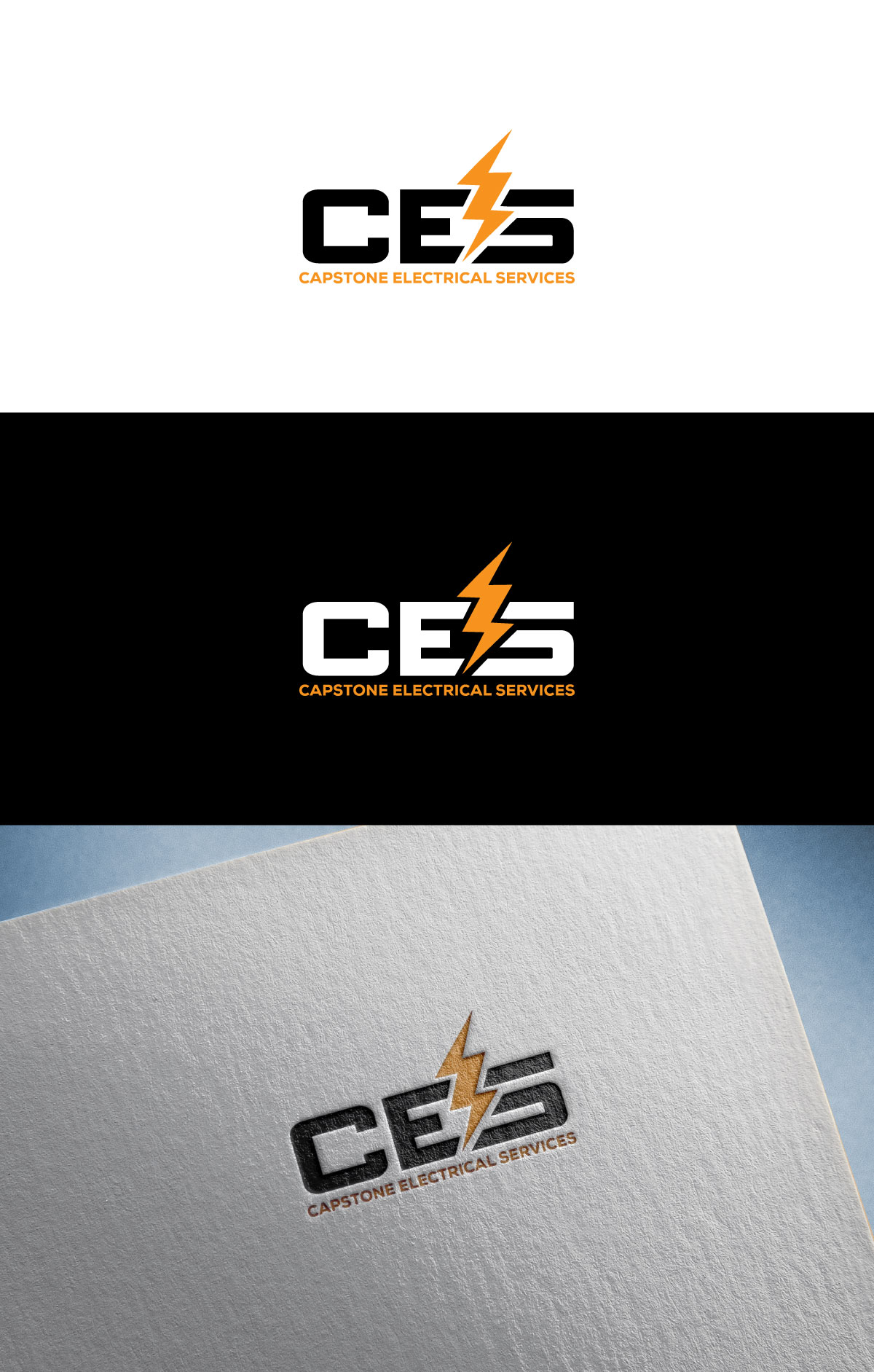 Diseño de Logo por flora.c design para Capstone Electrical Services | Diseño #34105399