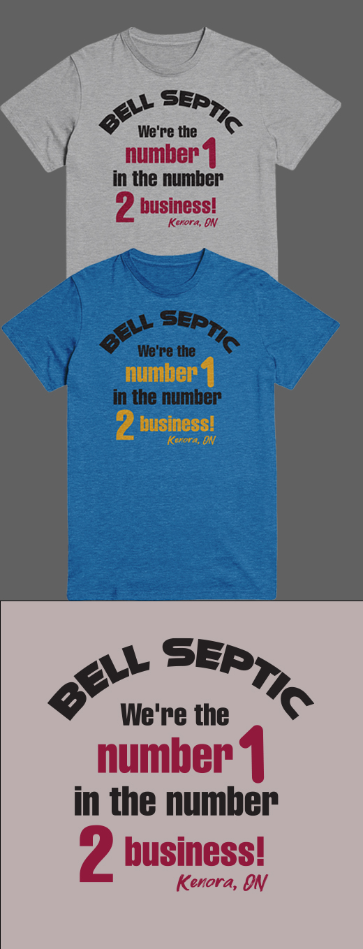 T-shirt Design by Teespixels for Bell Septic | Design #34109374