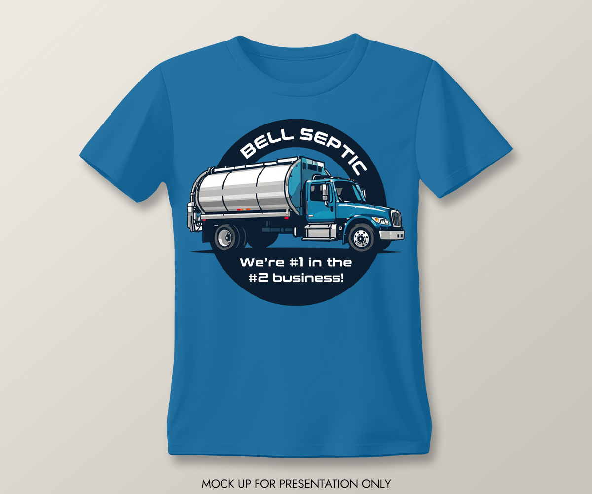 T-shirt Design by NancyTan for Bell Septic | Design #34107154