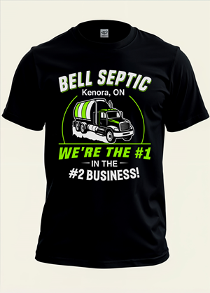 T-shirt Design by Ratul Designs for Bell Septic | Design: #34103321