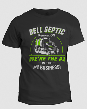 T-shirt Design by Ratul Designs for Bell Septic | Design: #34103322