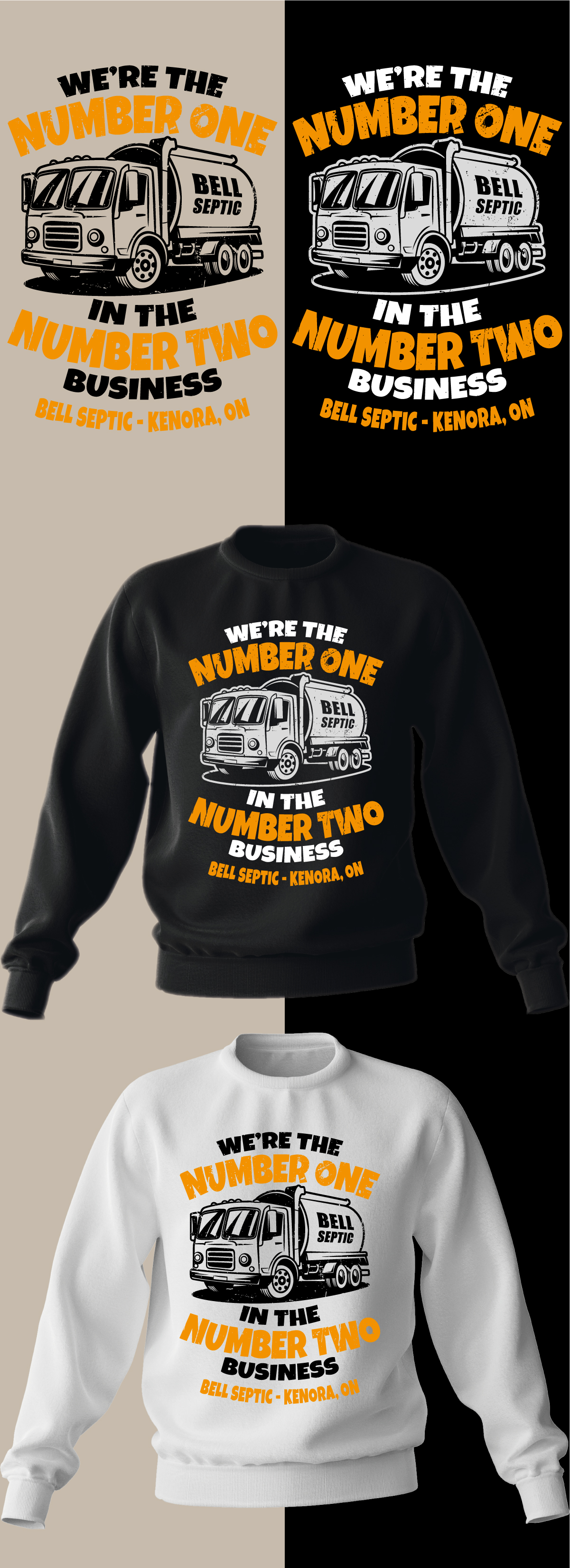 T-shirt Design by mounir.co for Bell Septic | Design #34110380