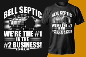 T-shirt Design by Ismail Hossain for Bell Septic | Design: #34107147