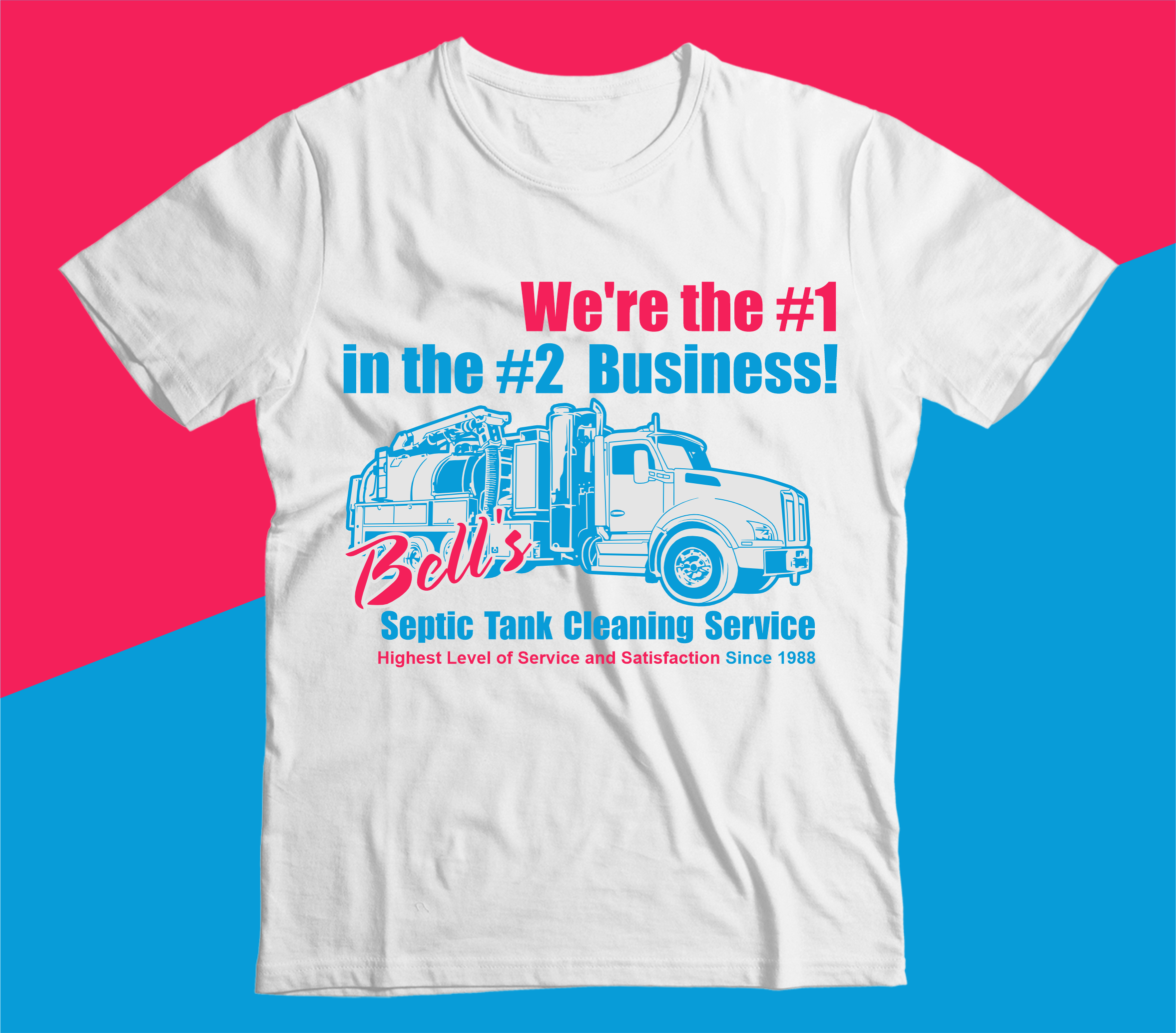 T-shirt Design by Yakuza20 for Bell Septic | Design #34151523